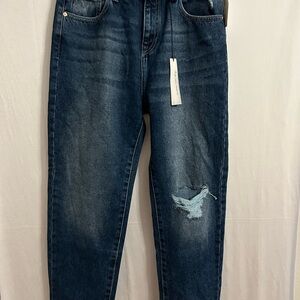 M1858 Distressed Blue Jeans